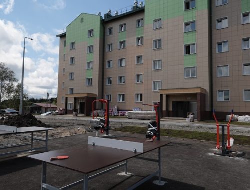 Многоквартирный дом для переселенцев из аварийного жилья готов на 96% в ЕАО