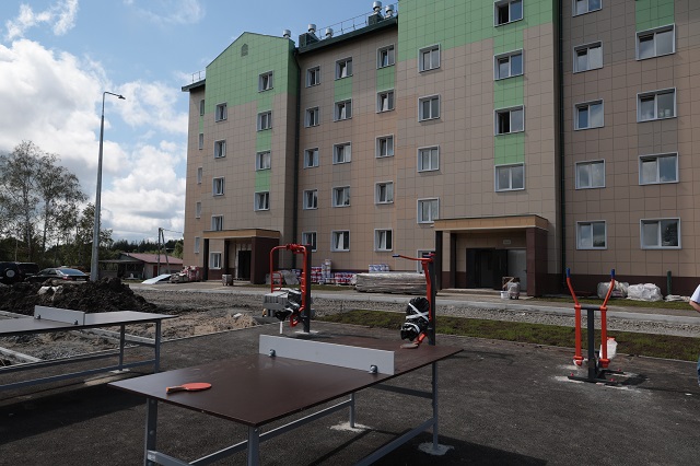 Многоквартирный дом для переселенцев из аварийного жилья готов на 96% в ЕАО