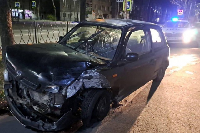 Подросток попал в ДТП на угнанном автомобиле в Биробиджане
