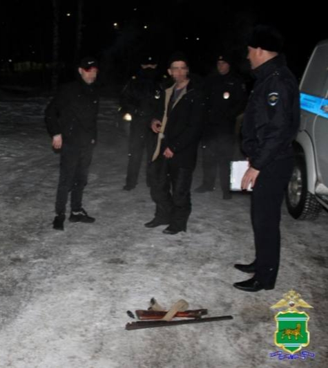 Мужчину с ружьем задержали в Биробиджане
