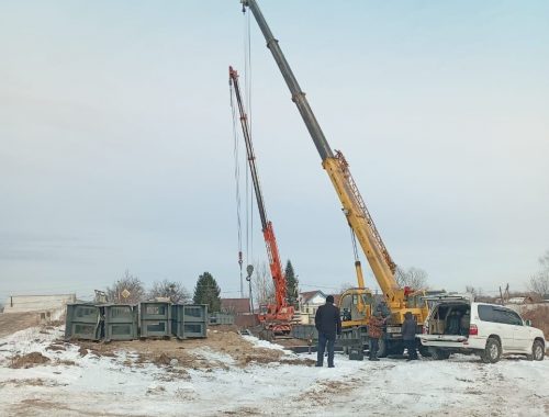 Начался монтаж пролетных строений нового моста через реку Икуру в Биробиджане