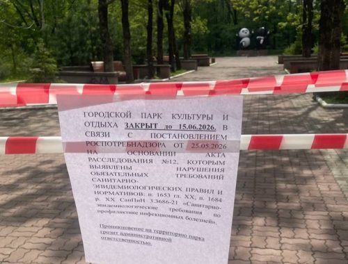 Закрыли до середины лета парк культуры и отдыха в Биробиджане