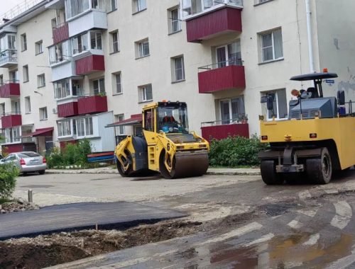 Еще две дороги ремонтируют в Биробиджане