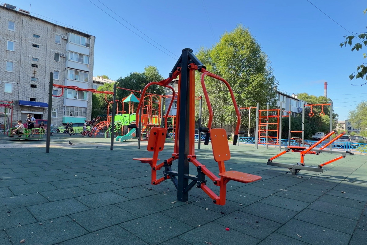 В Биробиджане завершается ремонт двора