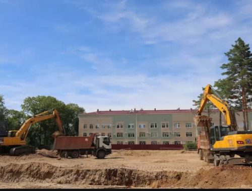 Началось строительство нового корпуса детской поликлиники в Биробиджане