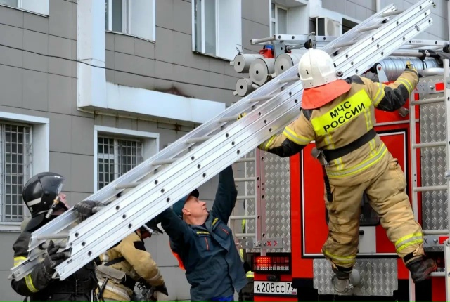 В центре Биробиджана прошли учения